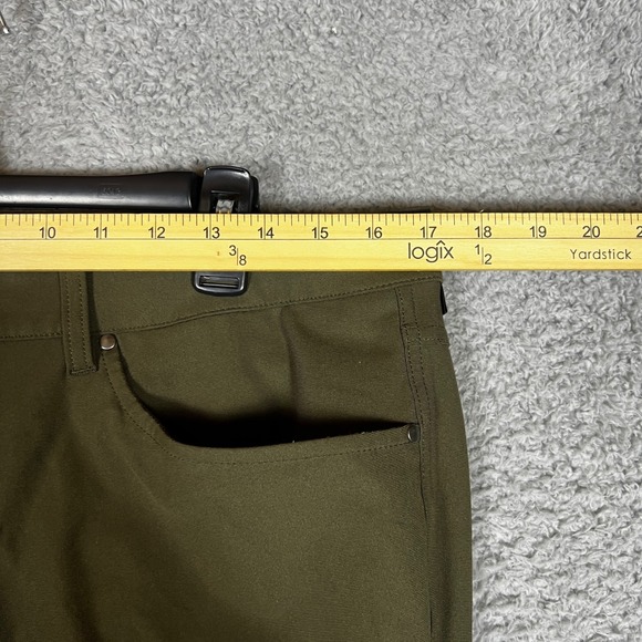 Lululemon ABC Pants Mens 34 Olive Green Slim Fit Jogger Casual Athleisure Office - Picture 5 of 9
